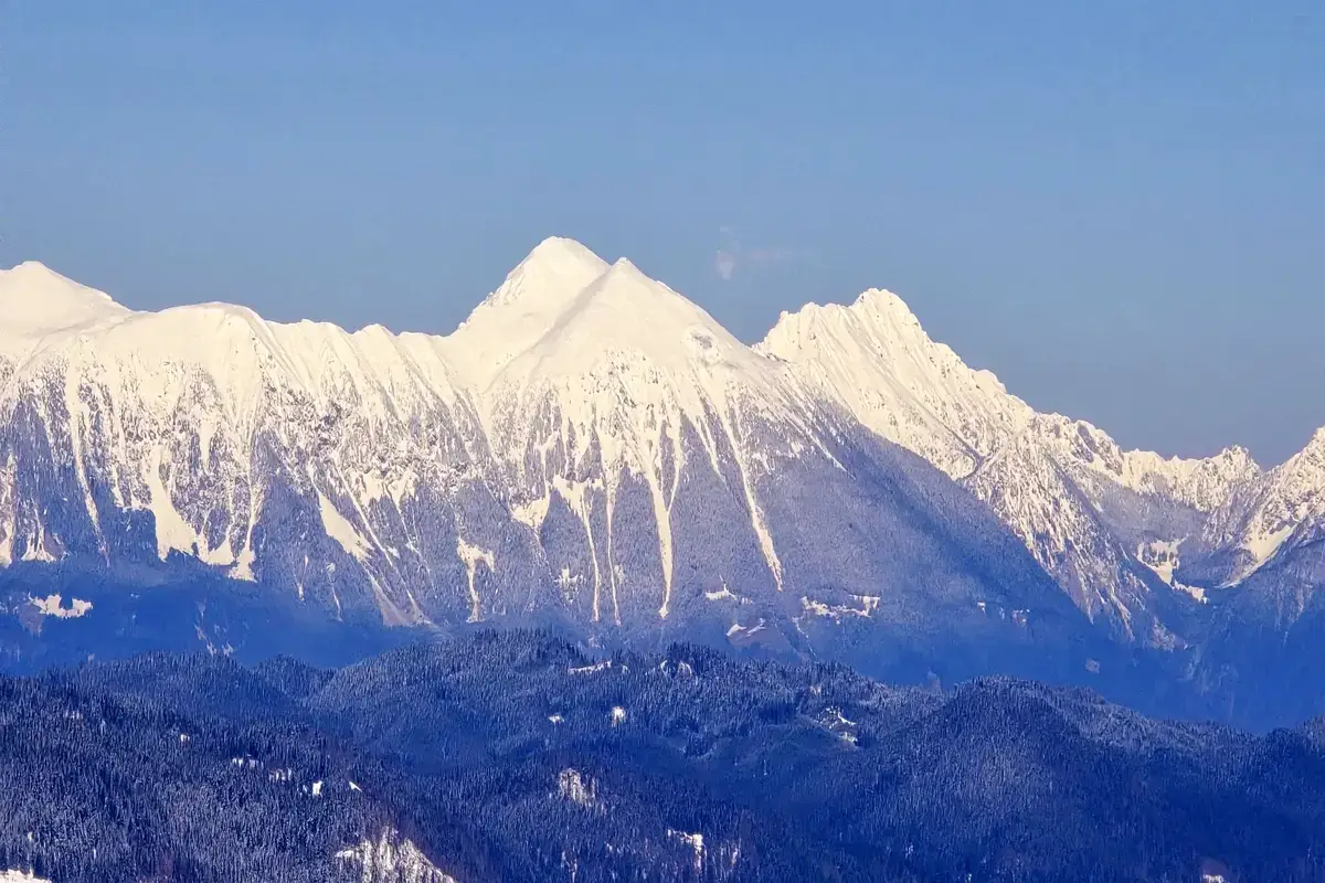 Panoramic views from Mount Triglav