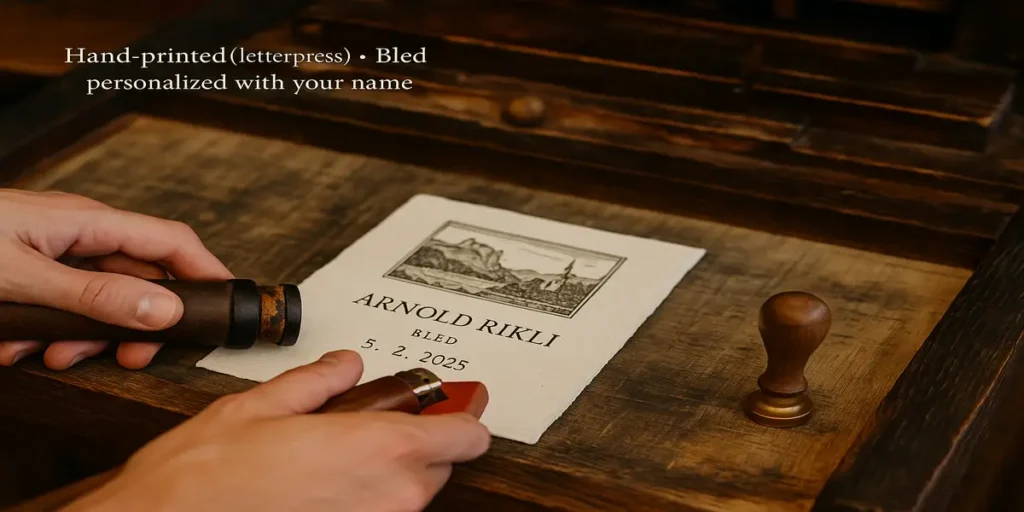 Bring your Bled memories to life with a handmade postcard