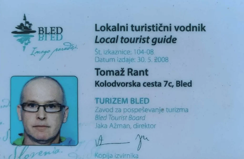 Fully certified and licensed to guide you through Slovenia Private Guide Bled